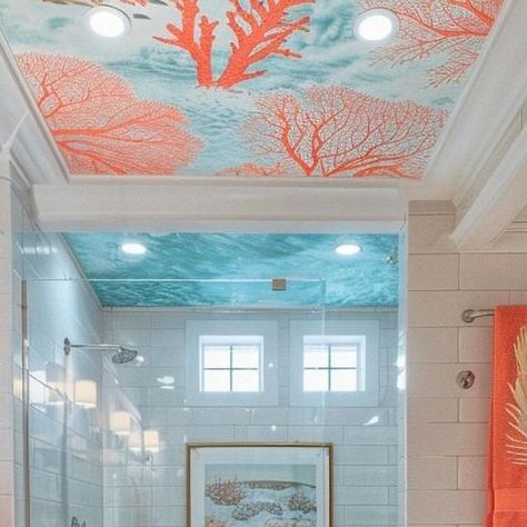 HOUSING.INFO I HOME DESIGN on Instagram: "16 Mermaid Bathroom Ideas for a Magical Undersea Retreat 🪸🌊🩵 Which one would you choose?" Mermaid Bathroom Ideas, Coastal Bathroom Ideas, Coral Bathroom, Mermaid Bathroom, Coastal Bathroom, Apartment Luxury, Coastal Bathrooms, You Choose, Bathroom Ideas