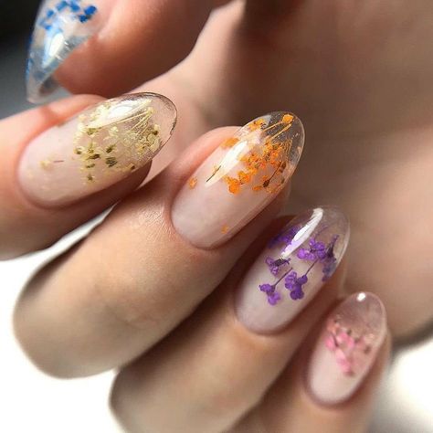 Gel Nails Diy, Flower Nail Designs, Flower Nail Art, Manicure Y Pedicure, Dream Nails, Floral Nails, Short Acrylic Nails, Gel Nail Art, Flower Nails