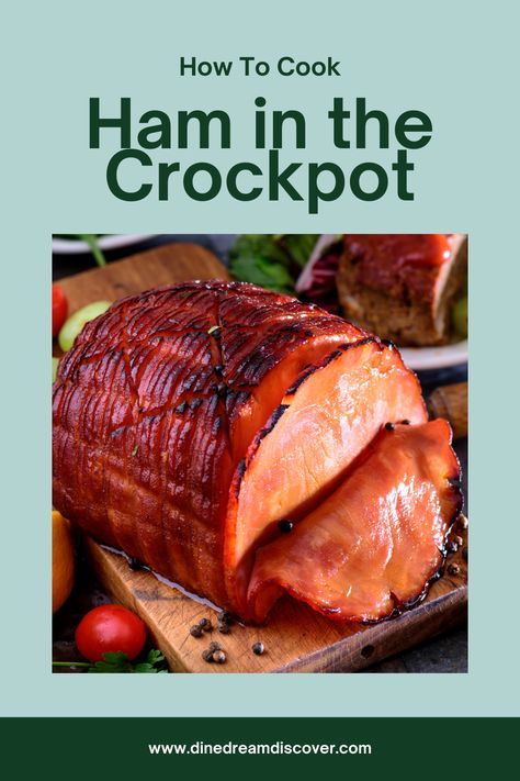 Easily prepare a boneless ham in a crockpot with this straightforward guide. This method ensures even cooking and retains the ham’s flavor, perfect for family dinners or festive gatherings. Enjoy a stress-free cooking experience with great results. Ham In A Crockpot, Kentucky Legend Ham, Ham In Crockpot, Boneless Ham, Crock Pot Ham, Ham Recipes Crockpot, Ham In The Oven, Whole Ham, Crockpot Ham