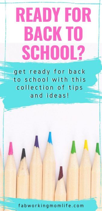 Are you pouring over back to school supplies list and agonizing over back to school shopping? Then you know what time it is! Time to get organized and prepared for back to school. Click through for some amazing back to school tips from moms! | Fab Working Mom Life #backtoschool Mom Going Back To School Quotes, Getting Ready For Kindergarten Study, Back To School Routines And Procedures, Mom Going Back To School, Preschool Checklist Back To School, Preparing For School, Prepare For Back To School, Digital Bujo, Getting Ready For School