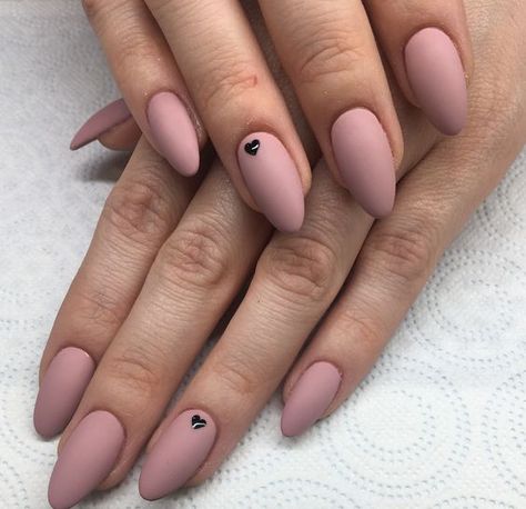 Natural Nail Acrylic, Nail Acrylic Ideas, Nail Acrylic Designs, Matte Almond Nails, Matted Nails, Matte Pink Nails, Acrylic Ideas, Velvet Nails, Nail Acrylic