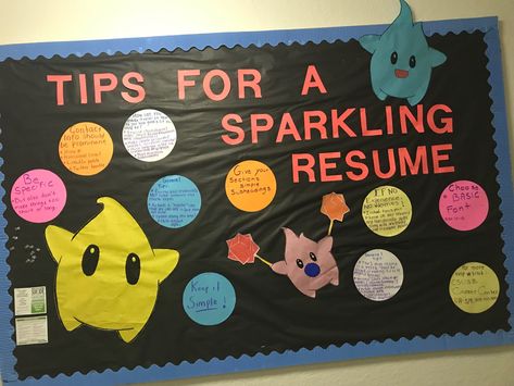 Career Readiness Bulletin Board, Resume Bulletin Board, Career Bulletin Boards High School, Ra Location Board, Information Station Bulletin Board, Life Skills Bulletin Board, Ra Boards College, College And Career Bulletin Board, Career Bulletin Boards