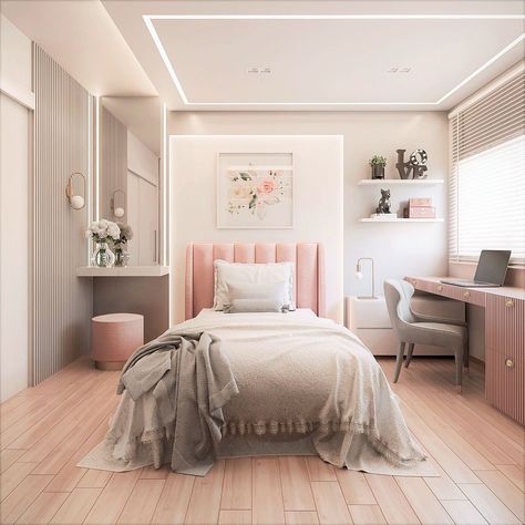 Teen Bedroom Designs Girl, Bedroom Ideas Girls Teenage, Bedroom For Girls Modern, Girl Teen Bedroom Ideas, Teen Room Ideas Girl, Girl Bedroom Ideas Aesthetic, Modern Teen Girl Bedroom, Teen Bedroom Ideas Girl, Bedroom Ideas Teenage Girl