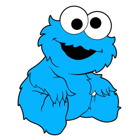 Cookie Monster Art, Cookie Monster Tattoo, Cookie Monster Pictures, Cookie Monster Drawing, Cookie Monster Images, Baby Cookie Monster, Cookie Monster Wallpaper, Elmo Christmas, Baby Elmo