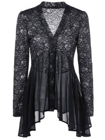 Cheapest and Latest women & men fashion site including categories such as dresses, shoes, bags and jewelry with free shipping all over the world. Flower Print Blouse, Floral Lace Blouse, Lacy Tops, Boho Cardigan, Diy Vetement, Black Lace Blouse, Floral Lace Tops, Lace Button, Sammy Dress