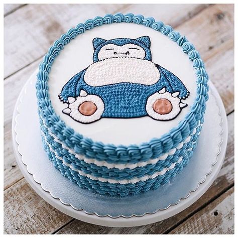 buttercream-cake-by-ivenoven-image-6 Lucas Pokemon, Cakes Fancy, Doraemon Cake, Pokemon Birthday Cake, Sonic Cake, Simple Cakes, Boys Cake, Cookie Cake Pie, Monkey Cake