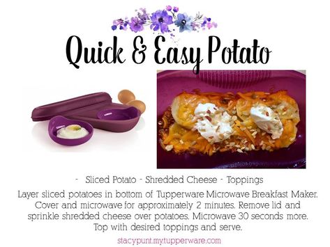 Tupperware Breakfast Maker Recipe, Tupperware Pressure Cooker Recipes, Tupperware Pressure Cooker, Microwave Breakfast, Tupperware Party, Tupperware Products, Tupperware Consultant, Tupperware Recipes, Breakfast Maker