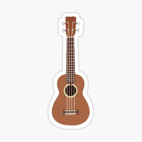 Ukulele Stickers, Ukulele Songs, Painted Clothes, Ukelele, Preschool Ideas, Music Wallpaper, Diy Stickers, Aesthetic Stickers, Senior Year