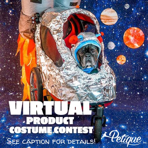 Get ready for Petique's Virtual Pet and Product Costume Contest!🥳 HOW TO ENTER: 💚: Like this post & follow us 📸: Snap a pic of your furbaby with/in their favorite Petique product! ⭐: EXTRA POINTS if you turn your favorite product into something spooky, festive and fun! (ex: alien in spaceship) 📱: Post the photo to social media, tag us, and use hashtag #petiquehalloween 🏆: 2 winners (1 dog & 1 cat) will be chosen and announced on Halloween, 10/31/23 #petcostume #petlovers #pets #cutedogs Alien In Spaceship, Pet Strollers, Dog Pumpkin, Dog Stroller, Pet Stroller, Virtual Pet, Bike Tire, Costume Contest, Dog Costume