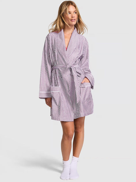 Take a mini getaway in this airy cotton robe. Like snuggling into crisp hotel sheets, unwind with never-ending, breezy comfort. Cotton Dressing Gown, Hotel Sheets, Belted Robe, Girl With Sunglasses, Women's Robe, Purple Rose, Swimwear Cover Ups, Dressing Gown, Swimwear Cover