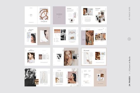 Design De Configuration, Catalog Design Layout, Lookbook Layout, Catalog Template, Jewelry Magazine, Jewelry Catalog, Portfolio Layout, Catalog Design, Jewelry Lookbook