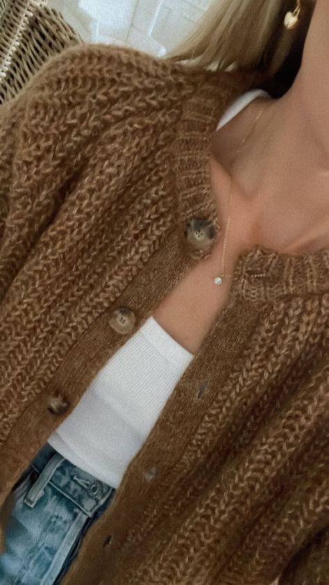 Emile Cardigan curated on LTK Brown Cardigan Aesthetic, Sezane Emile Cardigan, Sezane Emile Cardigan Outfit, Sezane Cardigan Outfit, Emile Cardigan, Brown Cardigan Outfit, Cardigan Fall Outfit, What Should I Wear Today, Cardigan Outfit