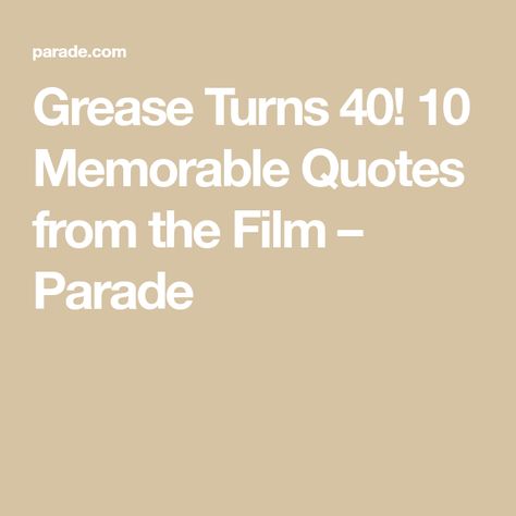 Grease Quotes Sandy, Grease Movie Quotes, Grease Quotes, Frenchy Grease, Rizzo Grease, Tell Me About It Stud, Grease Movie, 50s Party, Hopelessly Devoted