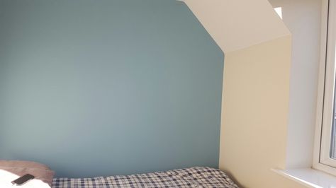 Dulux nordic sky in bedroom paint Nordic Sky Dulux Paint, Dulux Nordic Sky, Bedroom Turquoise, Lounge Kitchen, Color Palette Living Room, Box Room, Living Better, Big Boy Bedrooms, Toddler Bedroom