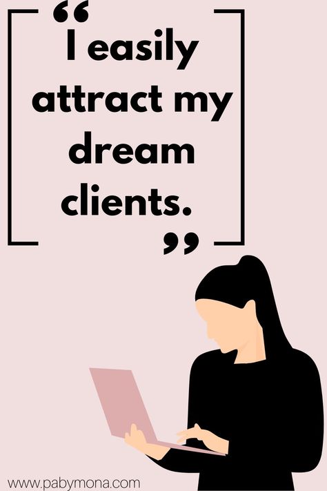 Virtual Assistant Vision Board, Happy Clients Quotes Words, Affirmations For Clients, Clients Vision Board, Social Media Success Affirmations, Client Attraction Affirmations, Social Media Manager Vision Board, Attracting Clients Affirmations, Coaching Vision Board