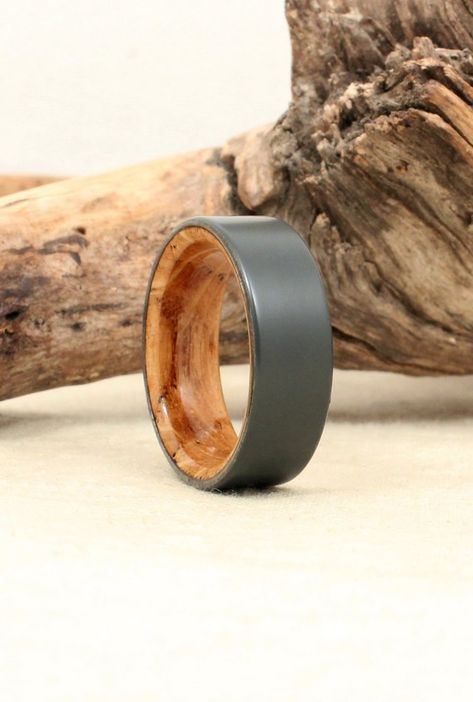 Whiskey Barrel Rings — WedgeWood Rings Bourbon Barrel Ring, Whiskey Barrel Rings, Whiskey Barrel Ring, Whiskey Wedding, Zirconium Ring, Barrel Wedding, Wooden Wedding Bands, Black Zirconium Ring, Barrel Ring