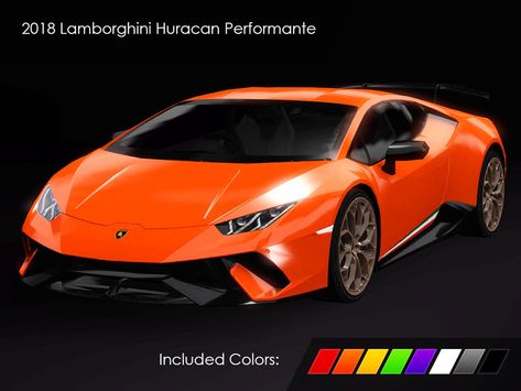 Sims 3 Cars, Sims4 Cc Cars, Sims4 Cc Car, Sims 4 Functional Cars, Sims 4 Car Mod, Sims 4 Pack, The Sims 4 Pack, Sims 4 Cars, Lamborghini Huracan Performante