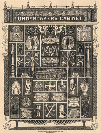 This from a nineteenth century undertaker’s advertisement recalling  ‘wunderkammer’ or cabinets of curiosities. These were collections of bizarre objects meant to instil wonder ab… Neal Stephenson, John Kenn, Classe D'art, Cabinet Of Curiosity, The Undertaker, Hanging Tree, Cabinet Of Curiosities, Old Book, Weird And Wonderful