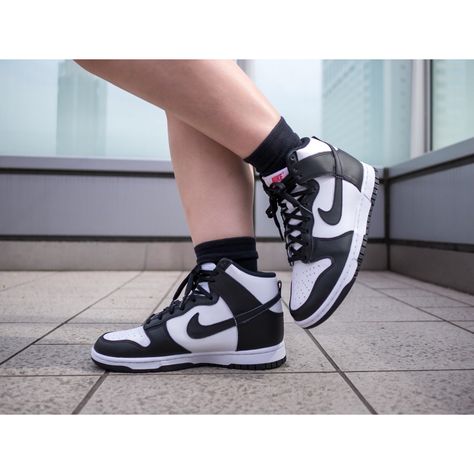 nike dunk high black and white panda Air Shoes, Nike Air Shoes, Nike Dunk High, Dunk High, Nike Dunk, Nike Dunks, Jordans Sneakers, Air Jordan Sneaker, Shoe Collection