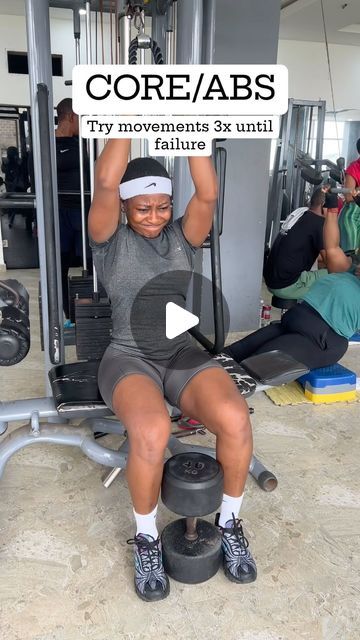 Ijaw Barbie on Instagram: "I train Abs/core like every other muscle group in my body. With weights and desired intensity📌  Add this movements to your next abs/core training, it’s a full Ab burner and core strengthening movements.   DM FOR PERSONALIZED FITNESS PLAN AND COACHING  #absworkout #abstraining #ijawbarbie #fitnessmotivation #gymgirl #gym #gymrat #gymlife #bayelsa #gymmotivation #fitnessaddict #fitnesscoach #gymcoach" Abs Workout Routines Women Gym, Cable Abs Workout Gym, Abs Exercises Gym, Core Gym Workout For Women, Ab Gym Workout Women, Gym Ab Workout Women, Abs With Weights, Workout Extreme, Intense Core Workout