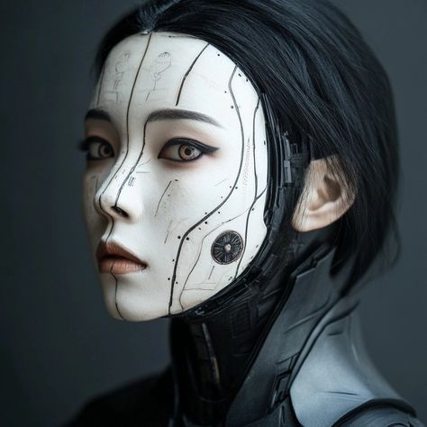 Create Robot Makeup Look, Robot Makeup, Loki Costume, Punk Aesthetic, Doll Makeup, Eye Makeup Art, Makeup Goals, Futurism, Retro Futurism