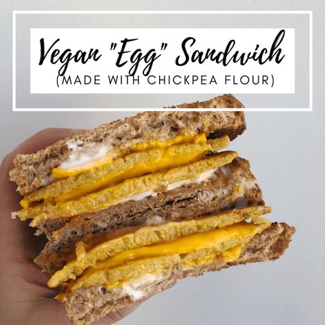 Veggie Lunches, Sebi Recipes, Alkaline Meals, Chickpea Flour Recipes, Vegan Sandwiches, Eggs Recipes, Vegan Breakfasts, Vegan Egg, Egg Sandwich