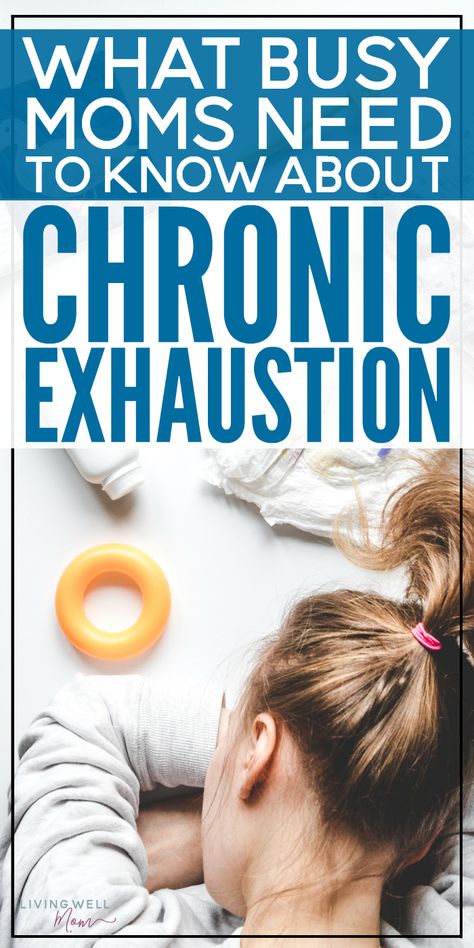 Exhaustion seems to go hand-in-hand with motherhood. But does it feel like you can never catch up on enough sleep or have enough energy? Here's what all moms should know about chronic exhaustion. Chronic Exhaustion, Adrenal Fatigue Symptoms, Budgeting Ideas, Fatigue Symptoms, Mom Burnout, Single Mom Life, Kids Healthy, Mom Ideas, Mom Life Hacks