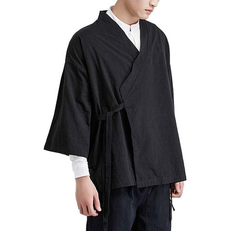 Simple Kimono, Fancy Robes, Ceremonial Clothing, Kimono Outerwear, Haori Jacket, Modern Kimono, Cardigan Design, Linen Jacket, Vintage Kimono