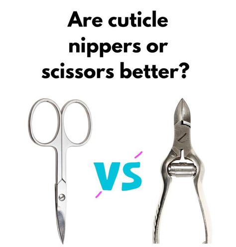 Are cuticle nippers or scissors better? Find out here! 11 Silk Wrap Nails, Cuticle Pushers, Sns Nails, Cuticle Nipper, Cuticle Remover, Nail Oil, Blue Nail Polish, Short Nail, Pink Nail Polish