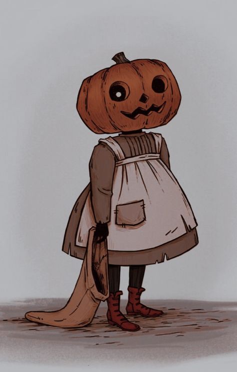 Spooky Backpack Drawing, Witchcore Drawing, Pumpkin Person Art, Over The Garden Wall Screenshots, Halloween Drawings Witch, Pumpkin Girl Drawing, Halloween Girl Drawing, Pumpkin Head Tattoo, Halloween Costume Drawing