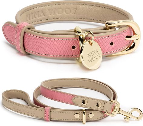 Our Nina Woof Milan genuine vegan leather dog collar comes with a matching leash. Cleverly designed and skillfully crafted to last year after year, our puppy collar and leash keeps your pup looking fabulous while at home, on the road, or anywhere. All of our handcrafted dog and puppy collars and leashes features a European design, an ultra-soft feel, and robust durability with reinforced hardware. Cat Decor Bedroom, Walking Gear, Dog And Puppy, Diy Leather Projects, Puppy Collar, Girl Dog Collars, Leather Dog Collar, Puppy Collars, European Design