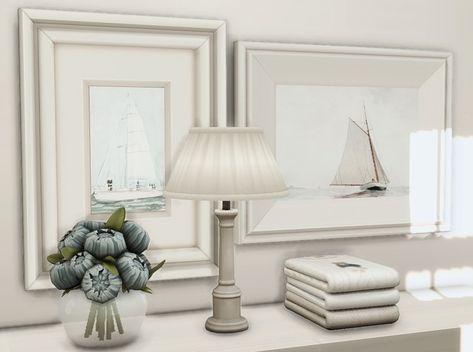 The Coastal Nantucket Set | Updated | Patreon Sims 4 Harrie Coastal, Sims 4 Coastal House Interior, Ts4 Coastal Cc, Sims Coastal Cc, Cc Houses Sims 4, Coastal Cc Sims 4, Sims 4 Home Decor Cc Patreon, Sims 4 Cc Coastal Furniture, Coastal Sims 4