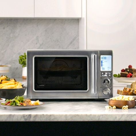 This is a sponsored post. All opinions about the Breville Combi Wave 3-in-1 Microwave that’s an air fryer are 100% my own. I only endorse companies or brands that are worthy of my endorsement. I love when appliances or devices do more than one thing. It saves on clutter. And when it comes to my […] The post A Microwave That’s an Air Fryer? Yes, Please! appeared first on Blog By Donna. Fish Rice, Potatoes Vegetables, Convection Toaster Oven, Countertop Microwave Oven, Bacon Chicken, Microwave Convection Oven, Whole Roasted Chicken, Power Level, Cooking Dishes