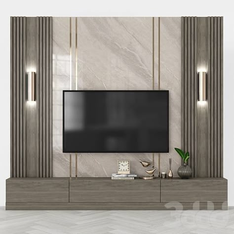 Tv Wall Design Bedroom Tv Cabinets, Tv Units Living Room, Modern Tv Cabinet Design, Tv Cabinet Wall Design, Tv Cabinet Design Modern, Lemari Tv, Luxury Tv Wall, Tv Wall Panel, Lcd Units