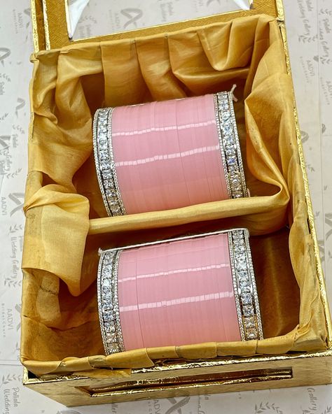 Rose Pink Bridal Chura Very Light weight and long lasting bangles, especially made for daily wear To shop you can DM us or Watsapp us @ 7508300898 All types of Customisation Available And we also provide Worldwide 🌍Delivery without Custom Duty #bridalchura #pink #adbangles #adchura #patialaweddinggallery Karvachauth Photoshoot, Advance English, Bridal Chura, Gold Bridal Jewellery Sets, Hand Accessories, Pink Bridal, Jewellery Sets, Bridal Jewellery, Wedding Gallery