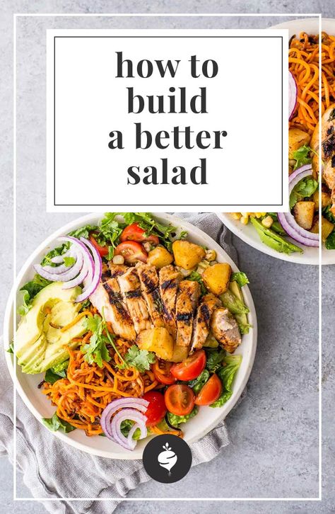 How to Build a Better Salad | simplerootswellness.com #salad #healthy #food #supper #lunch #easy #weight #health How To Build A Salad, Build A Salad, Salad Guide, Cabbage Varieties, Lunch Easy, Healthy Brands, Healthy Pumpkin Pies, Easy Clean Eating Recipes, Pumpkin Pie Smoothie