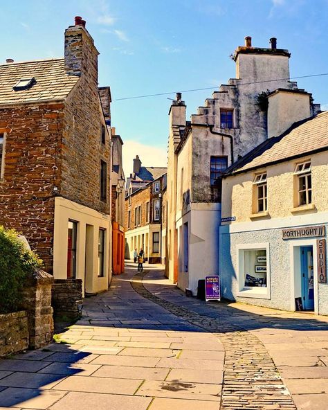 Stromness streets, Orkney Stromness Orkney, Northern Island, Travel Scotland, Orkney Islands, Scottish Islands, Scotland Uk, Stone Age, North Coast, Island Travel