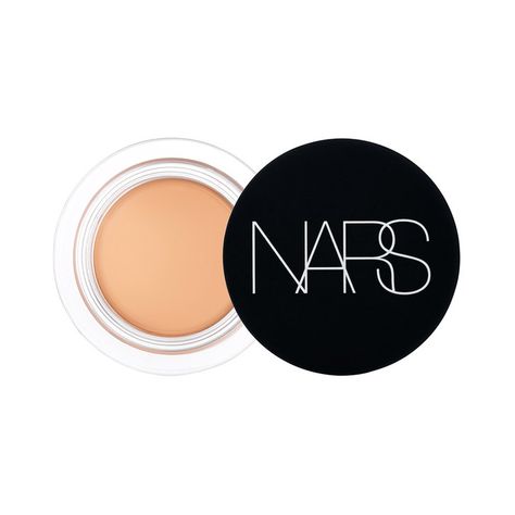 Grab a creamy concealer like Nars Soft Matte Cream Concealer. Use a small brush to "dab concealer starting from the inner corner of the eye, patting it across the under eye area. Matte Concealer, Instant Gratification, Best Concealer, Full Coverage Concealer, Concealer For Dark Circles, Under Eye Concealer, Eye Circles, Neutral Undertones, Undereye Circles