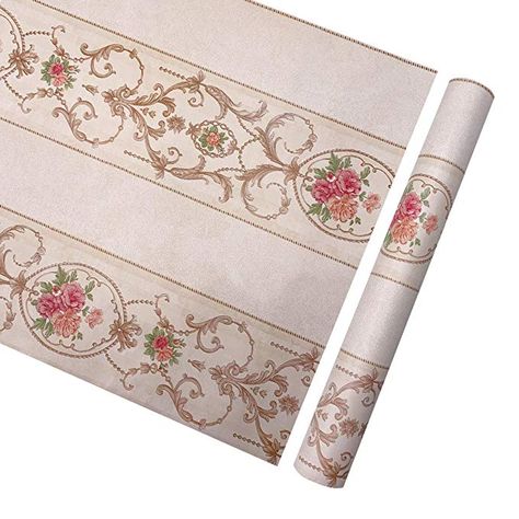 Yifely Vintage Rose Contact Paper Self-Adhesive Shelf Liner Refurnish Old Dress Drawer Surface Christmas Decor 17.7 Inch by 9.8 Feet Rose Furniture, Old Dress, Shelf Liner, Old Dresses, Contact Paper, Vintage Rose, Vintage Roses, Christmas Decor, Decorative Tray