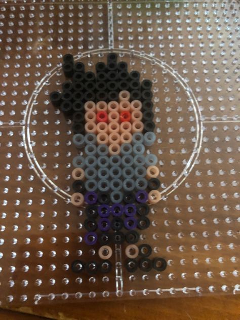 Perler Beads Designs, Perler Bead, Hama Beads, Bead Designs, Perler Beads, Crochet Necklace, Naruto, Beads, Crochet