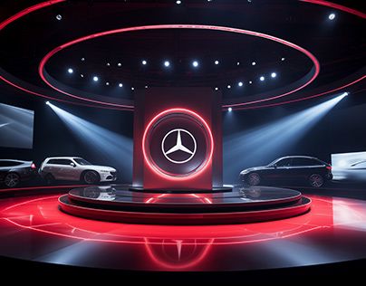 Car Launch Event, Car Launch, Mercedes Benz Cars, Benz Car, Launch Event, Creative Direction, Design Concept, Exhibition Design, Event Design