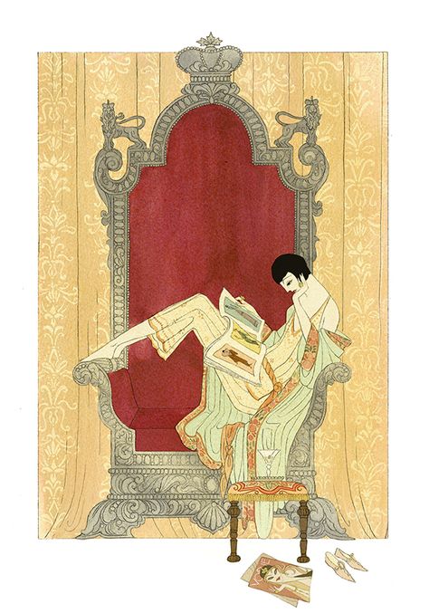 Kate Baylay, illustrator for A Note of  Explanation by Vita Sackville Kate Baylay, Andrew Lang, Art Nouveau Poster, Art Deco Illustration, Fairytale Illustration, Historical Documents, Magical Art, Beautiful Posters, Queen Mary