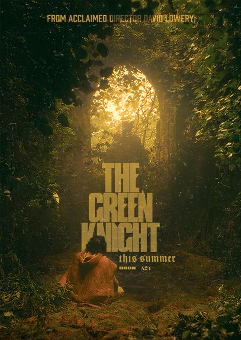 The Green Knight Poster, Movie Posters Aesthetic, Horror Things, Fall Movies, David Lowery, Green Movie, The Green Knight, Dev Patel, Movie Tattoo