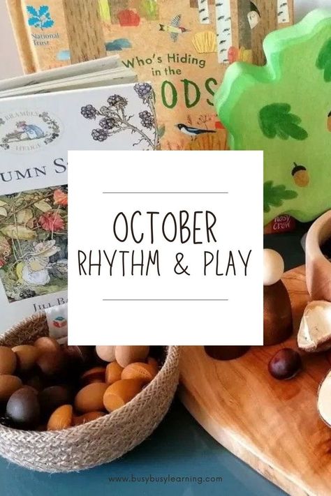 October Rhythm and Play Waldorf Preschool, Carnival Of The Animals, Orange Book, Spring Books, Waldorf Education, Busy Busy, Preschool Class, Teacher Education, Small World Play