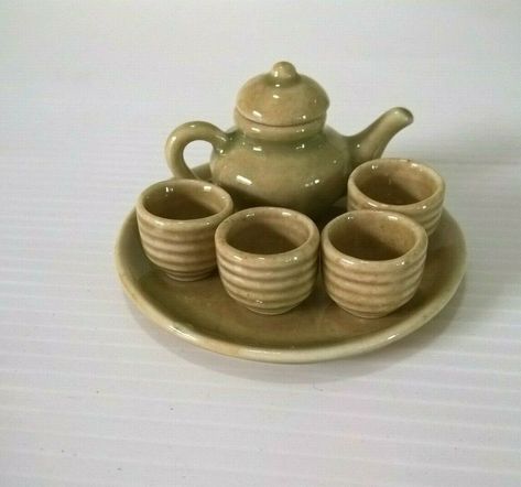 Nesting Pots Ceramics, Cool Tea Sets, Breakfast Ceramic Set, Ceramics Cups Handmade, Ceramic Tea Set Ideas, Handmade Ceramic Tea Set, Ceramics Teapot Ideas, Ceramics Tea Set, Ceramic Pitchers Ideas Handmade Pottery