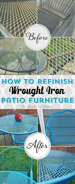 Awesome Beds, Paint Patio, Pool Patio Furniture, Patio Furniture Makeover, Patio Furniture Diy, Iron Patio Furniture, Iron Kitchen, Wrought Iron Patio Furniture, Wrought Iron Furniture