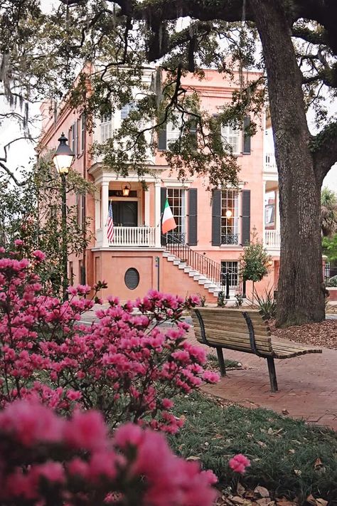 Usa Places To Visit, Visit Savannah, Usa Bucket List, Downtown Savannah, Haunted Hotel, Usa Travel Guide, Deep South, Haunted Houses, Most Haunted