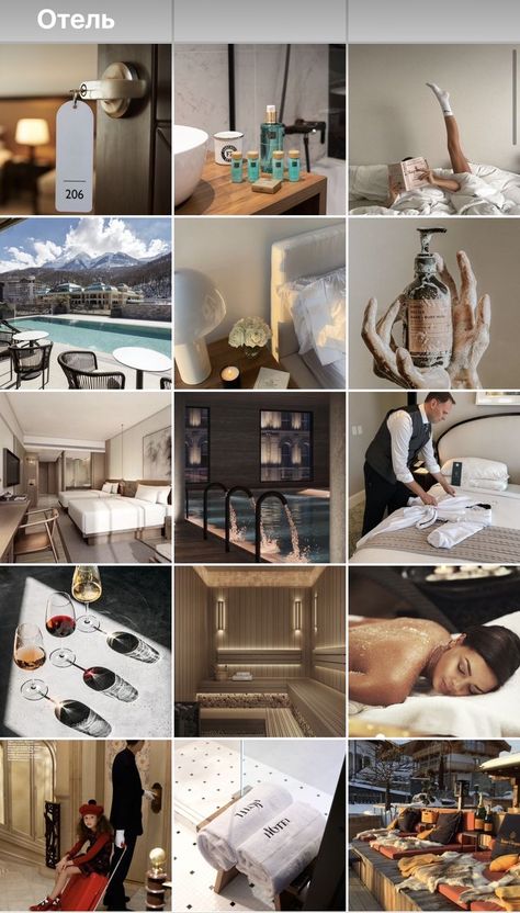 Hotel Instagram Content Ideas, Instagram Hotel Ideas, Hotel Instagram Grid, Luxury Hotel Instagram Feed, Hotel Room Content Ideas, Luxury Ig Feed, Hotel Pictures Ideas, Hotel Instagram Feed Ideas, Hotel Social Media Post Ideas