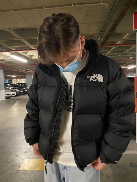 Men’s North Face Puffer Outfit, The North Face Puffer Jacket Men, Northface Nuptse Jacket Outfit, Tnf Nuptse Outfit, North Face 1996 Nuptse Outfit, North Face Puffer Jacket Aesthetic, Nuptse Jacket Outfit Men, The North Face Puffer Jacket Outfit, Nuptse Jacket Outfit