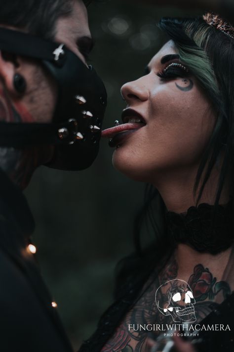 Gothic Couple Photoshoot, October Couple, Macabre Wedding, Horror Couple, Spooky Couple, Spicy Photoshoot, Gothic Couple, Halloween Shoot, Mask Guy